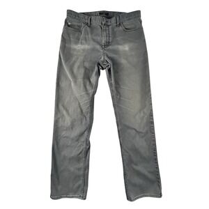 Banana Republic Jeans Straight Athletic Men‎ 36x34* Faded Black Stretch Corded